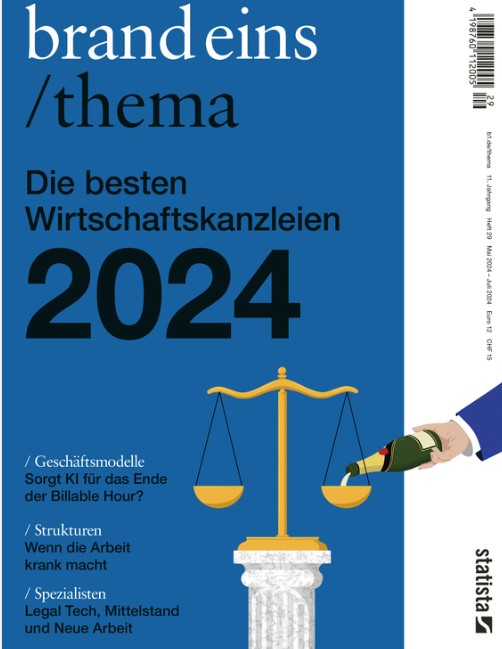 brandeins/thema: Pfordte Bosbach unter den besten Wirtschaftskanzleien 2024