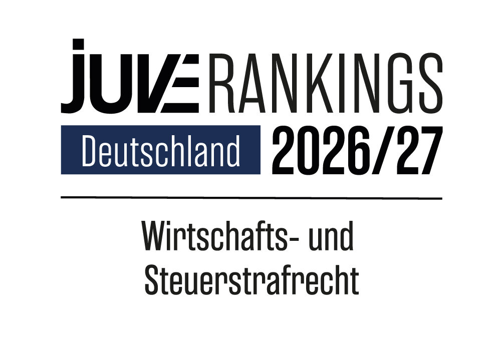Neues JUVE-Ranking im Wirtschafts- und Steuerstrafrecht
